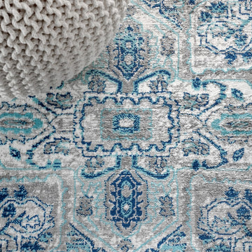 Jerica modern Persian Vintage Medallion Area Rug